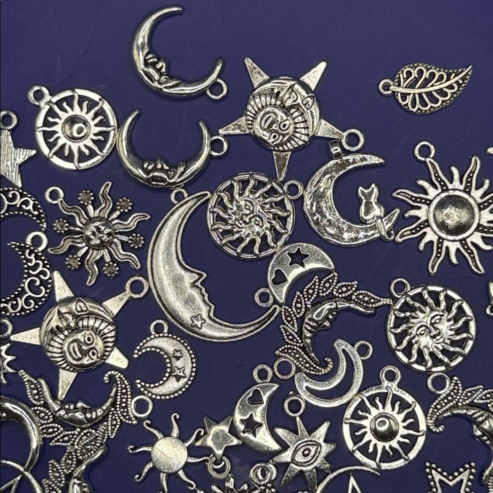 Silver Celestial Charms Set - Picture 3 of 6